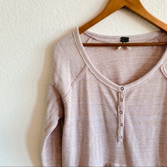 Free People Thermal Henley - Picture 2 of 8